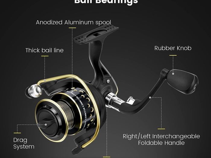Telescopic Fishing Rod and Spinning Reel Combo Set with Fishing Line, Fishing Lures Kit & Accessories and Carrier Bag for Saltwater Freshwater (FREE POSTAGE)