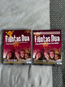 Fiuntas Nua Irish higher level leaving certificate book set