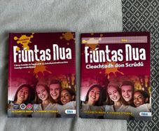 Fiuntas Nua Irish higher level leaving certificate book set