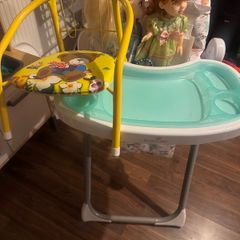 High Chair and Toys