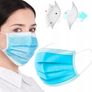 50x (1 box) New Protection 3-Layers Fabric Mouth Cloth Nose Face Mask #857 Image 3