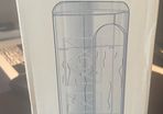 0.8L Soap Dispenser White & Transparent