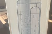 0.8L Soap Dispenser White &amp; Transparent