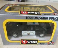 Ford Mustang California Police 1/24 Burago # 2