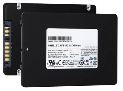 Samsung PM883 3.84TB 2.5" SATA III Solid State Drive