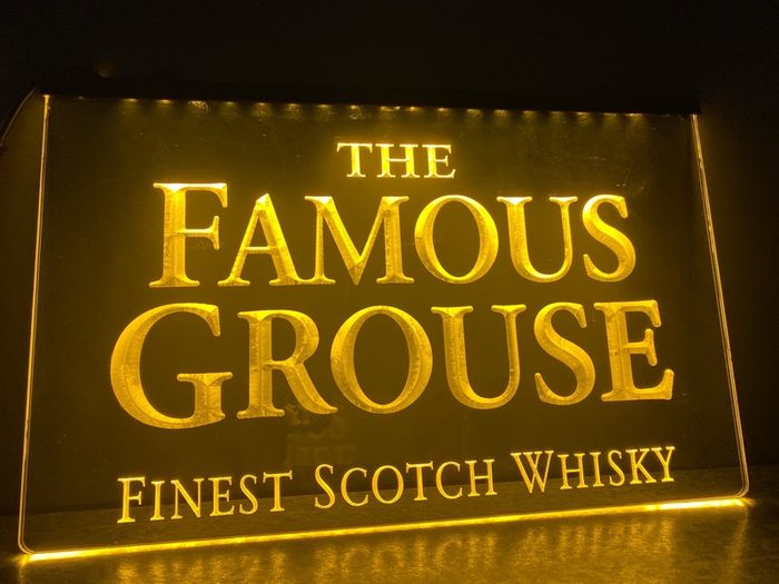 The famous grouse Neon Light
