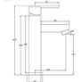 Mayfair Ice Quad Tall Bathroom Basin tap Image 2