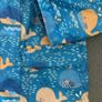 Boys raincoat - age 4/5 - blue whale design, hood Image 2