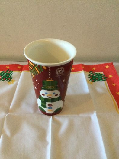 COSTA Christmas Tall Mug Brand New