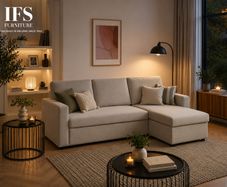 Chaise Sofa Bed with Storage  Modern Space Saving  Only 649 euro