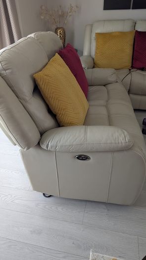 Electric Recliner Leather Sofa