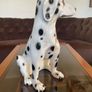 Large Mid-Century Ceramic Statue of a Dalmatian puppy 1970s Image 7
