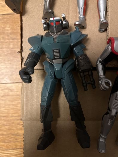 Vintage VR Troopers Figure Lot 1994 Kenner Saban - Ryan Steele, JB, Kaitlin, Tankotron, Dark Heart, Skug