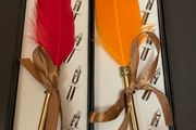 feather quill pens x2