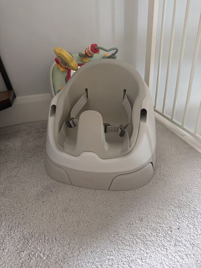 Bug 3-in-1 Floor & Booster Seat with Activity Tray - Pebble Grey