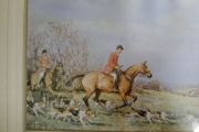 Vintage Hunting print, John Sanderson Wells