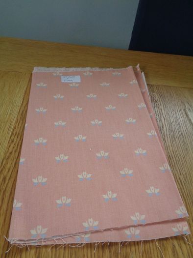 Cotton Fabric Pieces x 4 for Sale