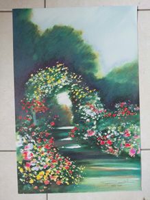 Limited edition lithograph The Arbor by Raphael Robic 161/300