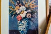 2 x Framed Floral prints