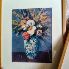 2 x Framed Floral prints
