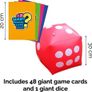 Giant Board Game | Kids & Family Outdoor Garden Activity Game & Quiz with Giant Dice Image 2