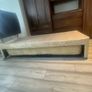 Single bed frame with guest mattress and headboard Image 2