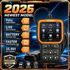 2026 Upgraded OBD2 Scanner Professional Automotive Fault Code Reader | Full OBDII Mode Diagnostic Tool