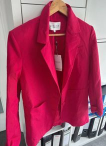 Pink Claudie Pierlot linen blazer BNWT