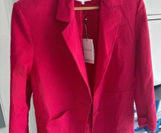 Pink Claudie Pierlot linen blazer BNWT