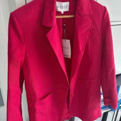 Pink Claudie Pierlot linen blazer BNWT