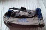 Adidas large hold all 23" x 12 x 12 grey/ blue In excellent condition