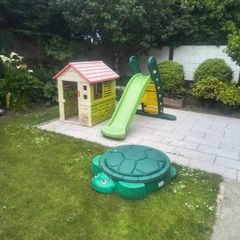 Slide, sandpit and house - need gone