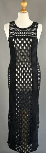 All Saints Elkin Hand Crochet Linen Dress Size Uk10