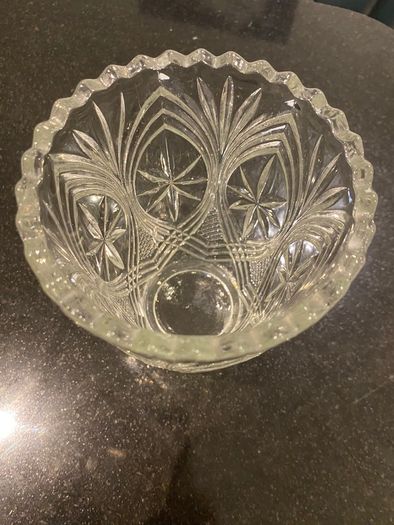 Vintage glass vase