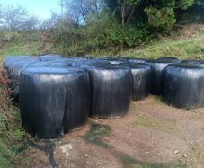 Round bale Silage