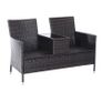 NEW SALE Rattan Chair Furniture Set W/ Middle Tea Table-Brown (FREE SHIPPING) Image 5