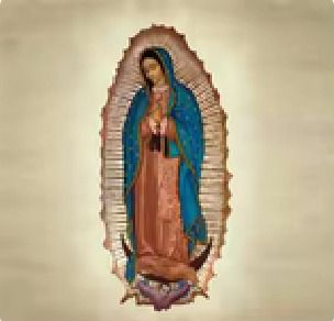 Our Lady Of Guadalupe. 38mm dial, new