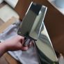 Muro Tall basin mixer tap in chrome Image 3