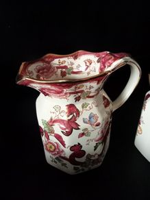 Masons Ironstone "Mandalay Red" Fenton Jug