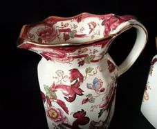 Masons Ironstone "Mandalay Red" Fenton Jug