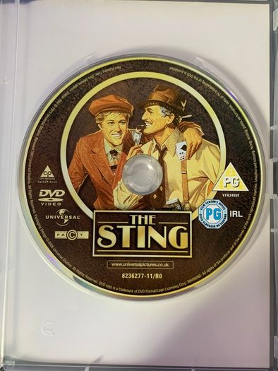 The Sting (George Roy Hill Film) [1973] Paul Newman, Robert Shaw & Robert Redford [Movie DVD] Academy Award Winner