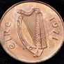 [#2338] - Ireland 1971 | SPECIMEN | Irish 2p | Irish Two Penny | KM.21 Image 2