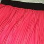 Red Pleated Skirt Image 3