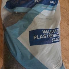 Plastering sand