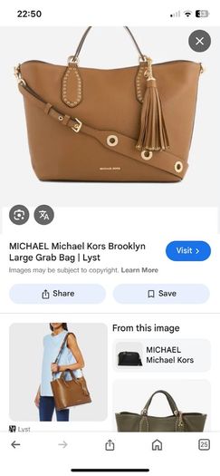 Michael Kors large tan bag