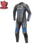 FREE SHIPPING - Shua Infinity 1PC Motorcycle Premium Leather Racing Suit (Black/Blue) - Size 52, 54, 56. 58. 60 Image 3