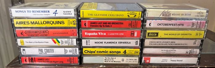 Original album cassettes