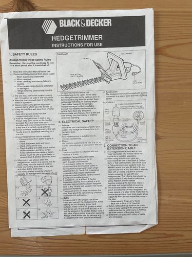 Electric Hedgetrimmer