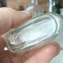 468 - Set of 6 Vintage Clear Glass Cork Screw Top Collectible Decorative Bottles Image 6