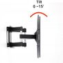 Tv Wall Mount Bracket Tilt Swivel 30-70" Image 4